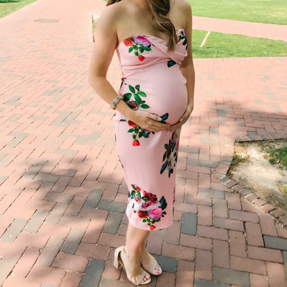 ASOS maternity bodycon midi dress